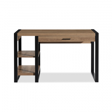 Стол письменный Hans, орех/черный