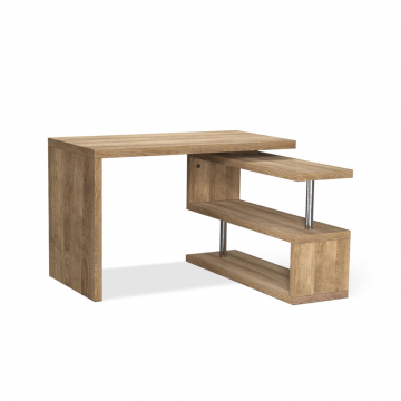 Стол письменный Creator, орех/хром