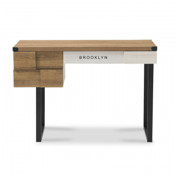 Стол письменный Brooklyn, орех/черный