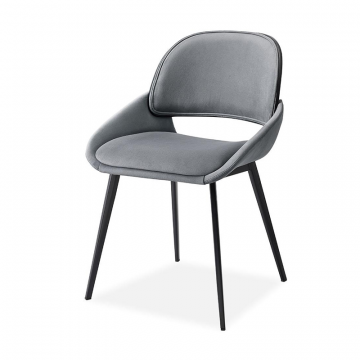 Стул Jerry, серый/черный