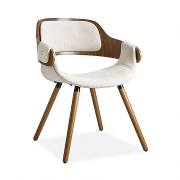 Стул Jody, кремовый/орех