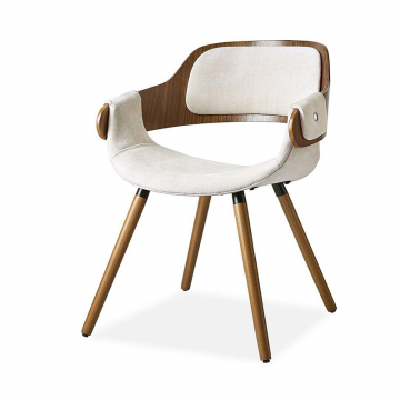 Стул Jody, кремовый/орех