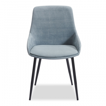 Стул Gerti, серо-голубой/черный
