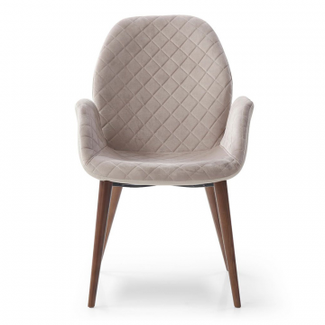 Стул Bern, бежевый/орех