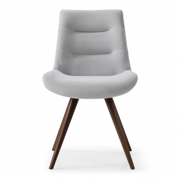 Стул Max, серо-бежевый/орех