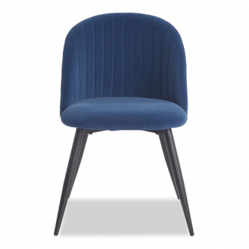 Стул Angela, темно-синий/черный
