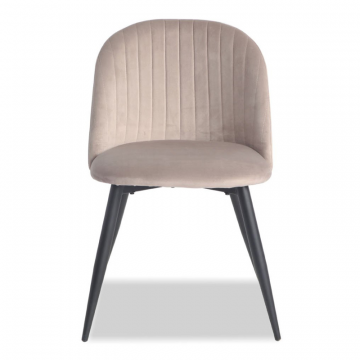 Стул Angela, капучино/черный