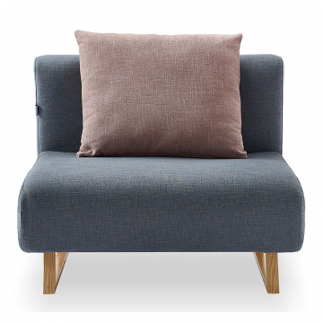 Кресло-кровать Rosy, синий/коралловый