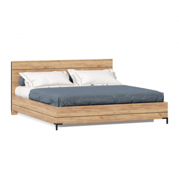 Норд Кровать двуспальная 1800 с подъемным механизмом (Дуб Золотой)