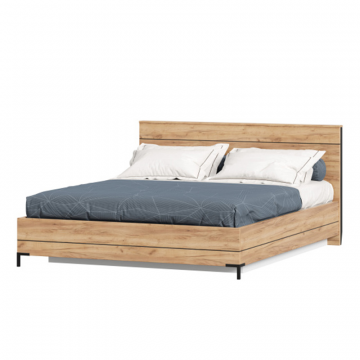 Норд Кровать двуспальная 1600 с подъемным механизмом (Дуб Золотой)