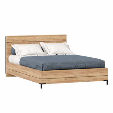 Норд Кровать полутороспальная 1400 (Дуб Золотой)