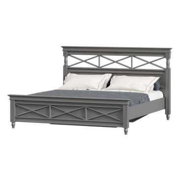 Амели Кровать 1800 с кроватным основанием (Оникс Серый)