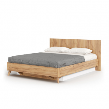 Марта-2 Кровать двуспальная 1600 с подъёмным механизмом (Дуб золотой)