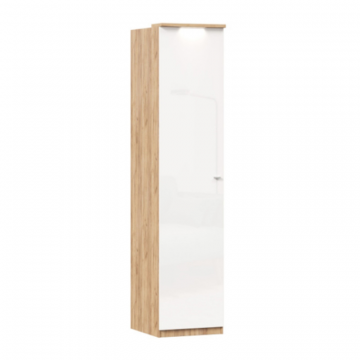 Фиджи Шкаф одностворчатый (Дуб Золотой/Белый)