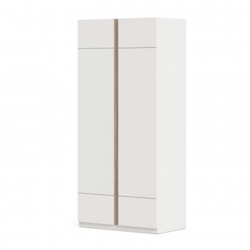 Лайт Шкаф двухстворчатый (Белый)