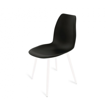 Стул SHT-ST29/S95-1 Чёрный/белый муар