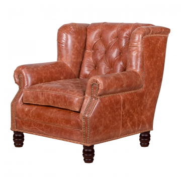 Кресло из натуральной кожи Marrone