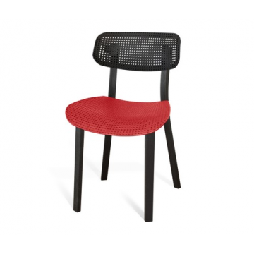 Стул SHT-S85 Черный/черный/красный