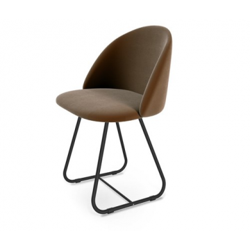 Стул SHT-ST35/S38 Кофейный ликер/черный муар