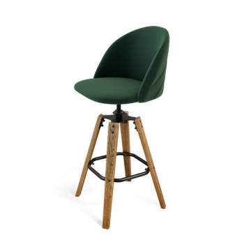 Стул барный SHT-ST35-2/S93 Лиственно-зеленый