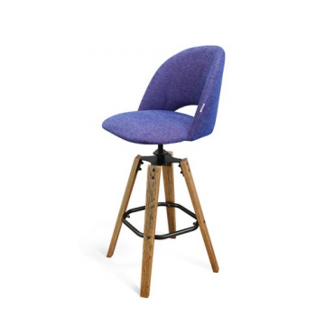 Стул барный SHT-ST34/S93 Cиний мираж