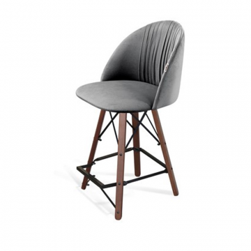 Стул полубарный SHT-ST35-1/S80-1 Угольно-серый