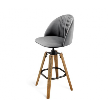 Стул барный SHT-ST35-1/S93 Угольно-серый