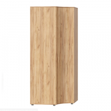 Марта-2 Шкаф угловой с гнутой дверью (Дуб золотой/Дуб Тортуга)