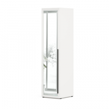 Джоли Шкаф одностворчатый с зеркалом Тип 1 (Серый шелк)