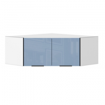 Урбан Антресоль шкафа углового 45 гр (Белый/Капри Синий)