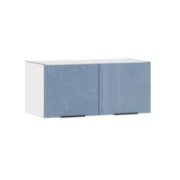 Урбан Антресоль шкафа двухстворчатого (Белый/Капри Синий)