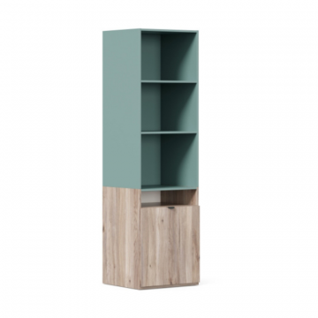 Нео Шкаф 540 (Сумеречный голубой/Дуб Маувелла)