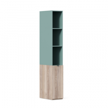 Нео Шкаф 290 (Сумеречный голубой/Дуб Маувелла)