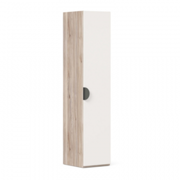 Нео Шкаф одностворчатый (Дуб Маувелла PR/Белый)
