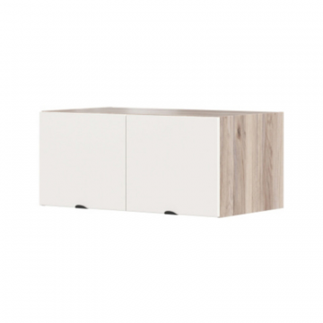 Нео Антресоль шкафа двухстворчатого (Дуб Маувелла PR/Белый)