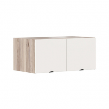 Нео Антресоль шкафа двухстворчатого (Дуб Маувелла PR/Белый)