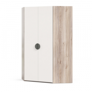 Нео Шкаф угловой 45 гр (Дуб Маувелла PR/Белый)