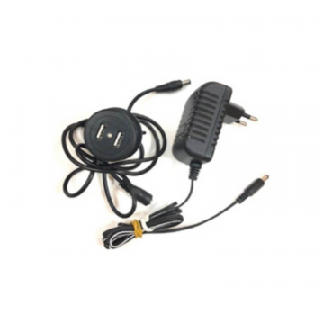 Розетка USB врезная с адаптером