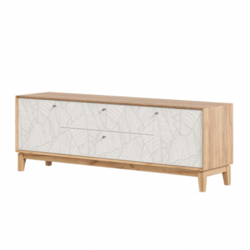 Ройбен Тумба под ТВ 1800 (Дуб золотой/Белый)