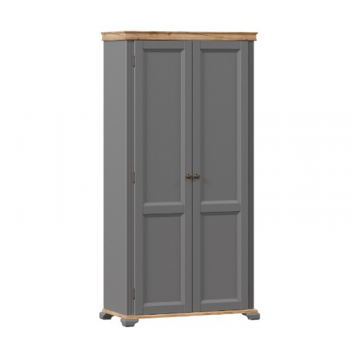 Амели Шкаф двухстворчатый (Оникс серый)