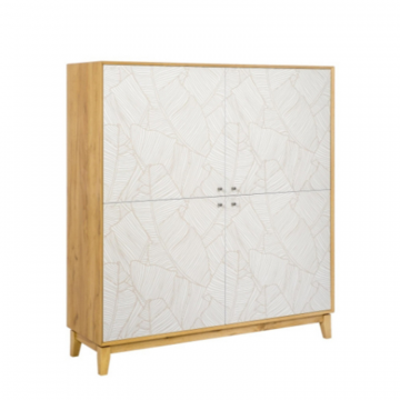 Ройбен Шкаф (Дуб золотой/Белый)