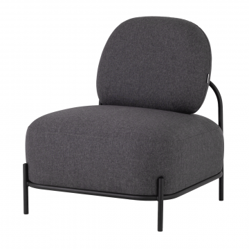 Кресло Стоун рогожка тёмно-серый