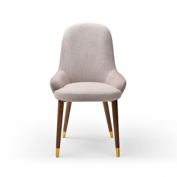 Стул Franco, бежевый/орех/золото