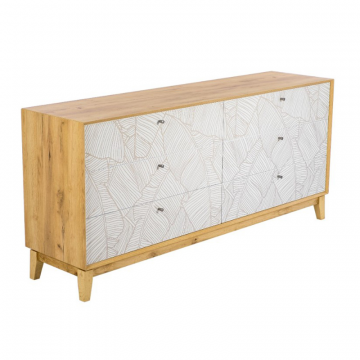 Ройбен Тумба 1800 (Дуб золотой/Белый)