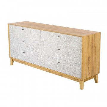 Ройбен Тумба 1800 (Дуб золотой/Белый)