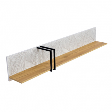 Ройбен Полка навесная 1800 (Дуб золотой/Белый)