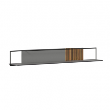 Элиот Полка (Оникс Серый/Орех фактурный)