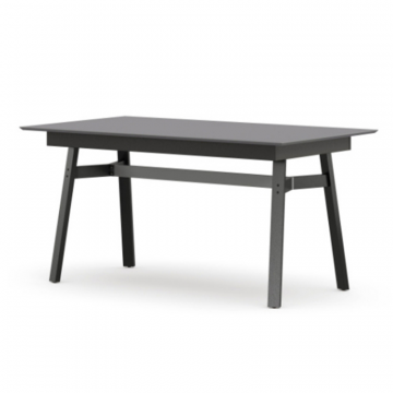 Элиот Стол обеденный 1600 (Оникс Серый/Чёрный)