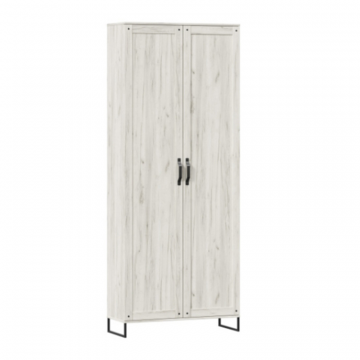 Сидней Шкаф двухстворчатый (Дуб Крафт белый)