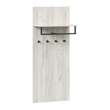 Сидней Вешалка настенная (Дуб Крафт белый)